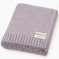 Heritage Knit Organic Swaddle Blanket by BleuLaLa