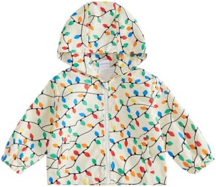 Toddler Baby Girl Windbreaker Jacket Zip Up Hoodie Long Sleeve Sweatshirt by Emmababy