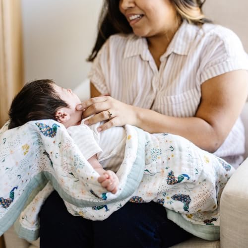 Little Unicorn Newborn Receiving Quilt | Ultra- Soft - Image 6