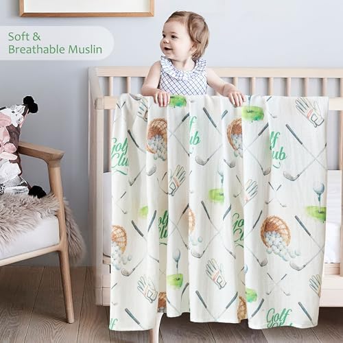 Baby Swaddle Blankets, Bamboo Muslin Receiving Blanket | 1-Pack, Lightweight & - Image 2