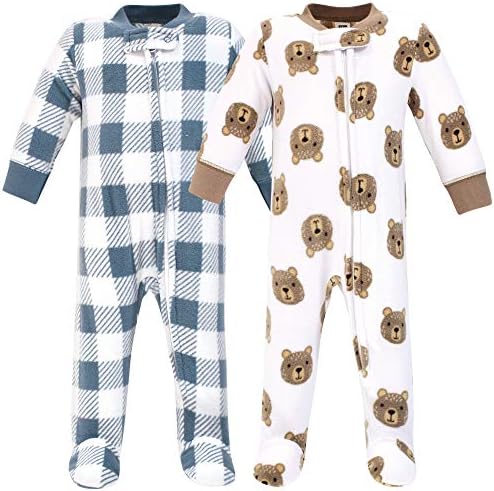 Hudson Baby Unisex Baby Fleece Sleep and Play - Image 2