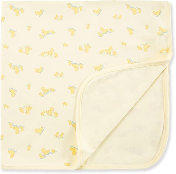 Little Me Blankets for Baby Gender Neutral Duckies Swaddling Receiving Blanket - Image 3