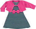 Hudson Baby Infant and Toddler Girls Cotton Dress and Cardigan Set by HudsonBaby