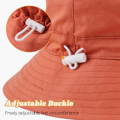 Bamery Baby Toddler Girls Bucket Hat Newborn Sun Hats - Image 5
