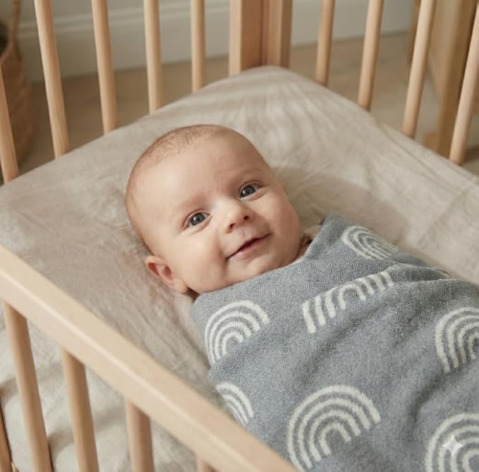 Gender Neutral Receiving Blanket 100% Cotton Buttery Soft Cozy Receiving - Image 7