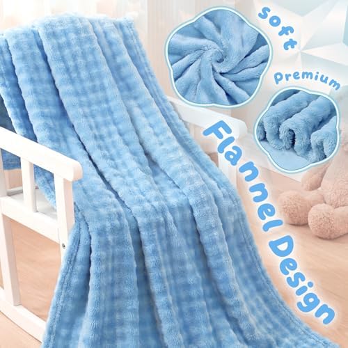 Fleece Baby Blanket for Girls Boys, Soft Cozy Cute Infant Toddler Receiving - Image 6