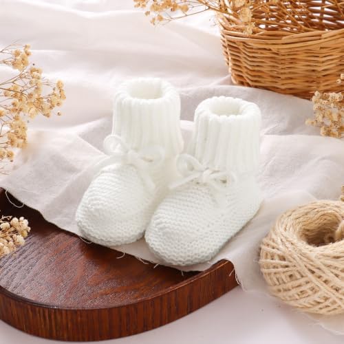LAWKUL Cotton Baby Sweater and Booties Set - Image 6