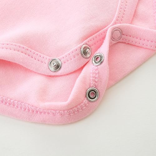 Baby Girl Collared Onsie Polo Bodysuit Boy Cotton Romper Short Sleeve 0~24M - Image 6