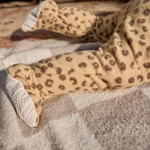 Gerber Baby Girls' Toddler Fleece Footed Pajamas 3-pack - Image 4