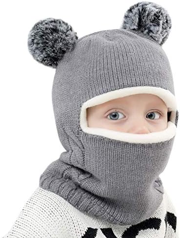 Baby Winter Hat Scarf Set, Unisex Infant Toddler Kids Hat Scarf - Image 2