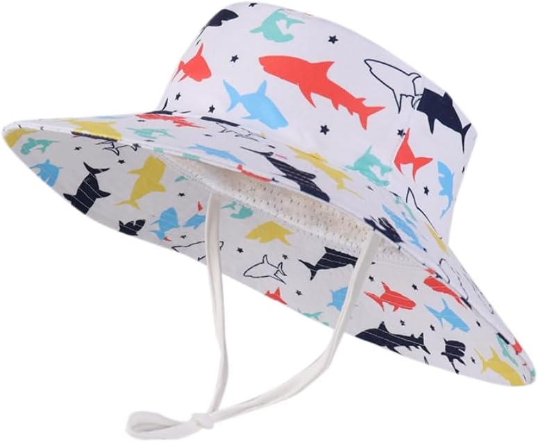 LANGZHEN Sun Protection Hat for Kids Toddler Boys Girls Wide Brim Summer by LANGZHEN