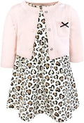 Hudson Baby Infant and Toddler Girls Cotton Dress and Cardigan Set by HudsonBaby