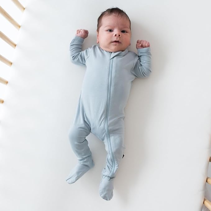KYTE BABY Infant and Toddler Dual Zipper Footie, Ultra-Soft Rayon Made From - Image 4