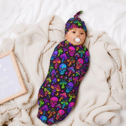 Candy Swaddle Blankets Soft Receiving Blanket Baby Swaddle Wrap - Image 5