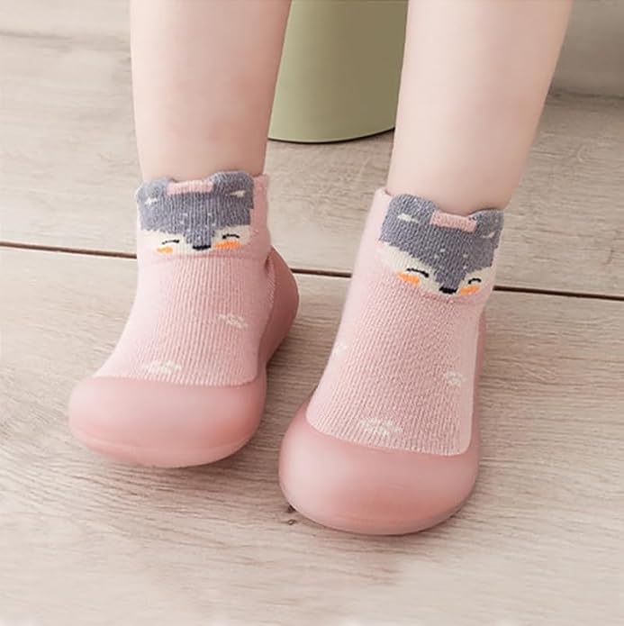 Baby Non Slip Socks Shoes Toddler Girls Boys First Walking Shoes Infant Indoor - Image 2