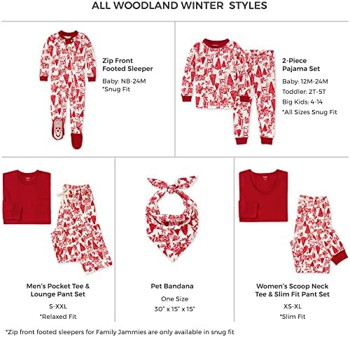 Burt's Bees Baby Matching Family Jammies, Organic Cotton, Holiday Pajamas - Image 2