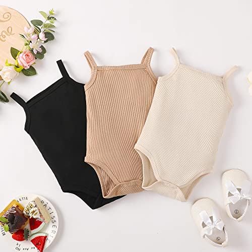 OPAWO Baby Tank Top Onesies Baby Girl Bodysuit Unisex Sleeveless Onesies - Image 6
