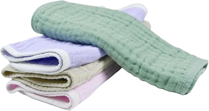 Burp Cloths Large, Muslin Burp Cloths - Image 4