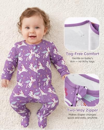 Baby Sleepers 100% Organic Cotton Pajamas - Image 2