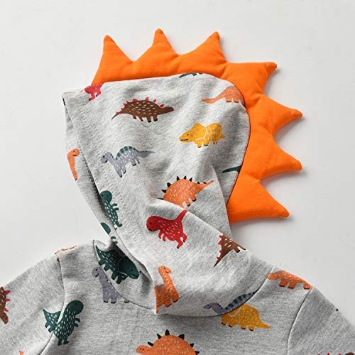 KuKitty Toddler Infant Baby Boy Clothes Animal Style Long Sleeve Hoodie Tops - Image 6