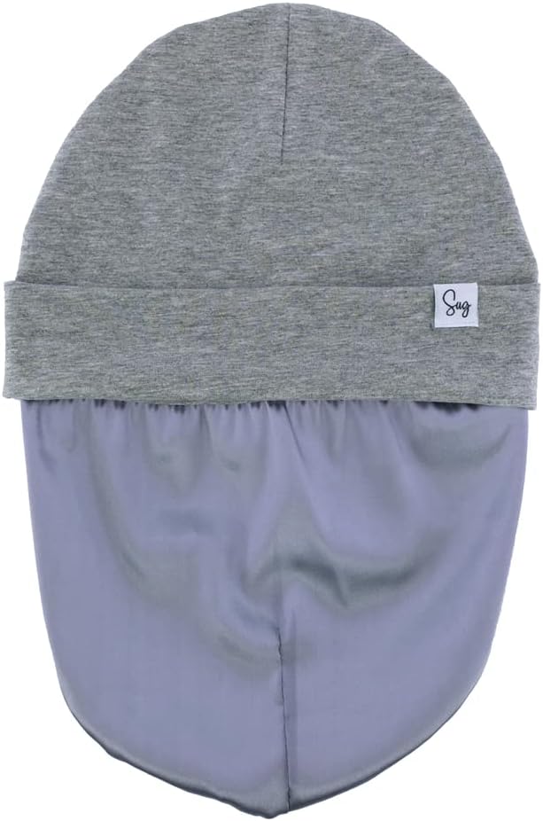 Jersey Beanie Hat for Newborn Baby Boys Girls Silky Satin Lined Hats Bonnet - Image 4