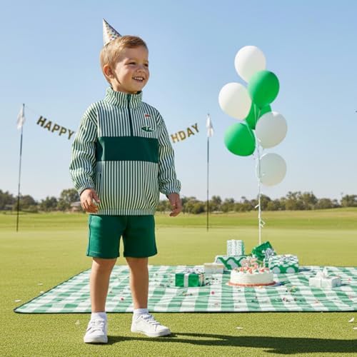 Baby Boy Jacket Toddler Golf Clothes Long Sleeve Lapel Button Down Top Infant - Image 2