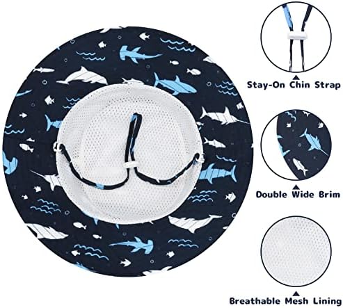 Baby Sun Hat Baby Boy Hats Toddler Hat UPF 50+ Bucket Hat - Image 5