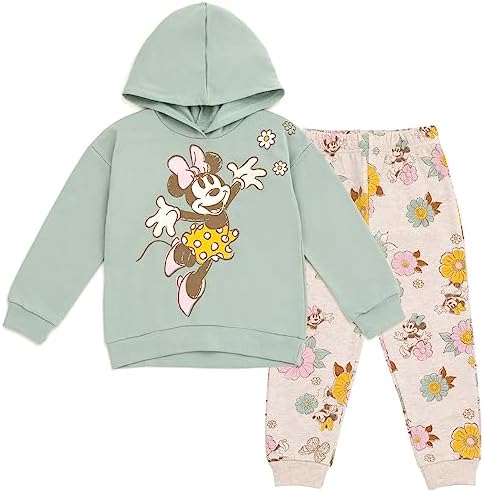 Disney Girls' Fleece Hoodie and Jogger Set by Disney