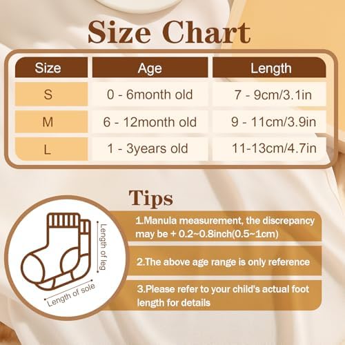Baby Girl Socks, Ruffle Grip Bows, Toddler Newborn Infant, 6 Pairs - Image 4