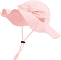 Baby Girl Sun Hat with UPF 50+ Outdoor Adjustable Beach Hat with Wide Brim by DANMY