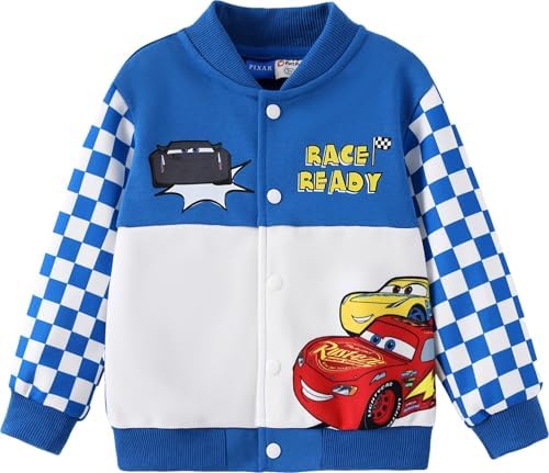 Disney Bomber Jacket Spider Man Marvel Toy Story Cars Varsity Cardigan2-13Y by Disney