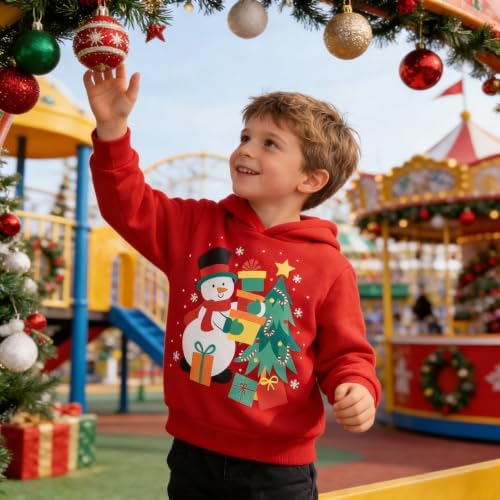 RETSUGO Baby Boys Dinosaurs Hoodie Boy Girls Truck Pullover - Image 3