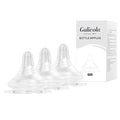 Gulicola Natural Flow Baby Bottle Silicone Nipple Level 4, Fast Flow (LL), 9+ Months, 3 Counts (Pack of 1)