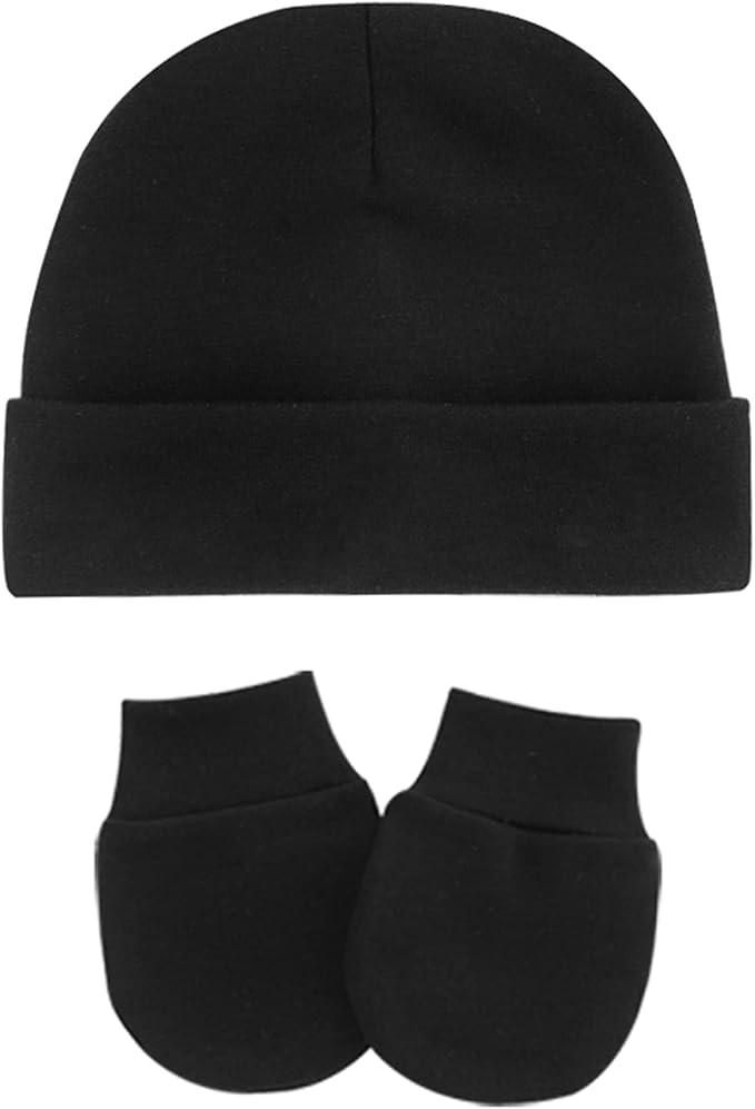 Zando Anti-Scratch Baby Hats Mittens Warm Newborn Infant Boys Girls 0-6M | by ZANDO