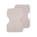 Little Unicorn Ultra-Absorbent Premium Burp Cloth 2 Pack | Soft on Baby's Skin | Larger Size | Ergonomic Design | Set of 2 (Porposie)