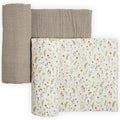 Little Unicorn 100% Natural Organic Cotton Muslin Swaddle Blanket 2 Pack | by LittleUnicorn