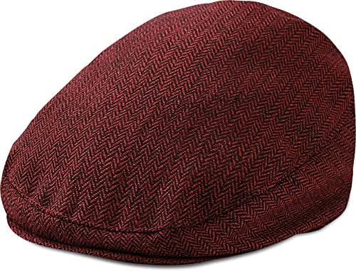 A&J DESIGN Baby Boys Newsboy Cap Toddler Kids Tweed Vintage Flat Hat by AJDESIGN