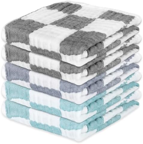 Muslin Burp Cloths 20"x10" Baby Burp Cloths 5-Pack by Unknown