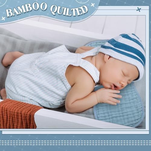Frienda 8 Pack Muslin Burp Cloths - Image 5