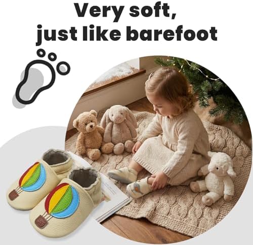 YALION Baby Soft Leather Shoes Suede Sole Infant Toddler First Walking Sports - Image 5