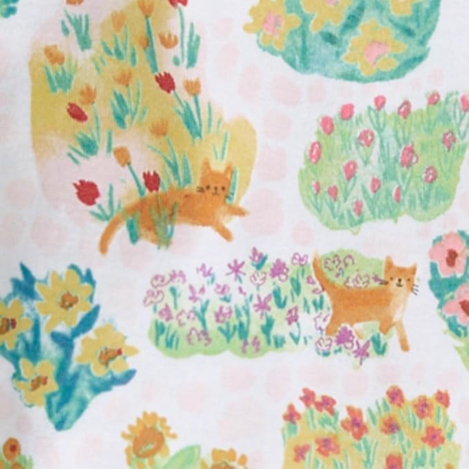 Burt's Bees Baby Girls Organic Cotton Pajamas, Toddler PJ Set, 2-PC | Soft - Image 4