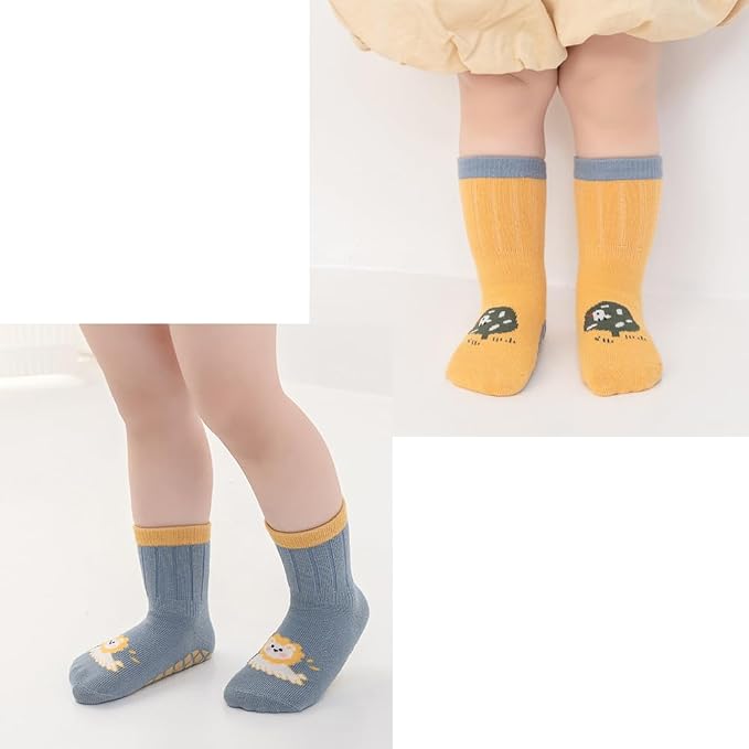 Exegawe Toddler Non Slip Socks, Cute Baby Socks - Image 6