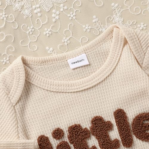 GRNSHTS Newborn Baby Boy Romper Coming Home Outfits Letter Print Bodysuit - Image 4