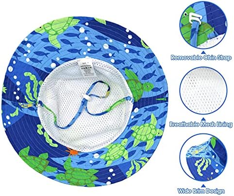 Baby Sun Hat Baby Boy Hats Toddler Hat UPF 50+ Bucket Hat - Image 4
