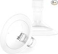 2 Count of 16mm Breast Pump Flanges Compatible with Medela/Lansinoh ComfortFit, Replace Medela PersonalFit Breast Shields, Accessories for Pump in Style Symphony Swing Harmony Freestyle Pump Parts