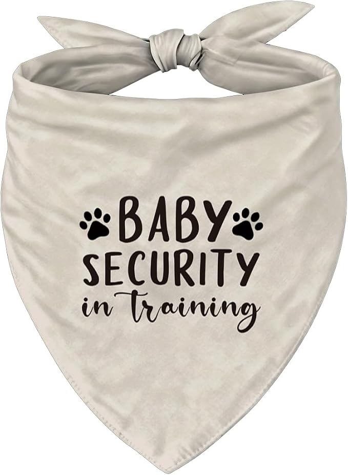 Baby Security in Training Dog Bandana, Adjustable Triangle Dog Scarf, Dogs by Unknown