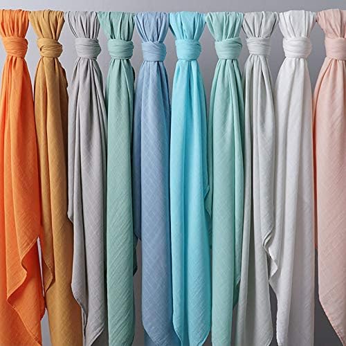 Ali+Oli Muslin Swaddle Blanket for Baby Large 47" x 47" Soft Rayon Made from - Image 9