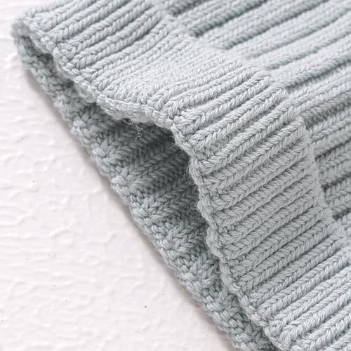 Neiwech Cotton Baby Beanie Hat Infant Newborn Toddler Winter Knitted Warm Skull - Image 6