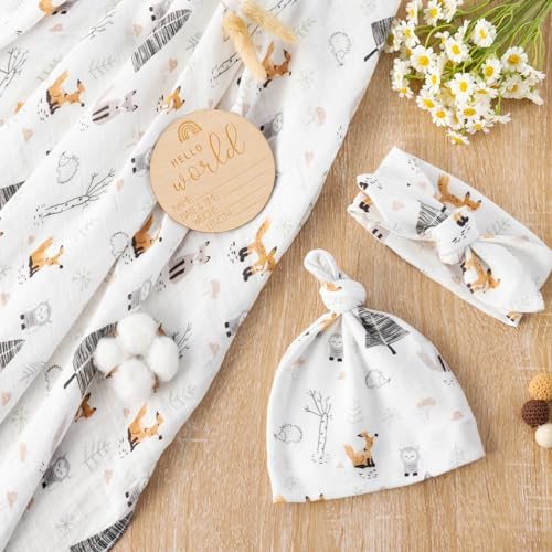 BabyWhale Muslin Swaddle Blanket - Image 4