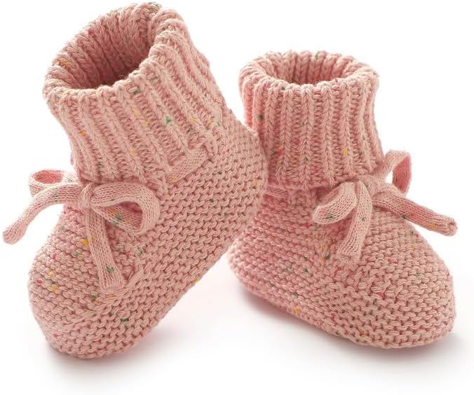 LAWKUL Baby Booties Newborn Babe First Walkers Non-Slip Stay On Boots Crib - Image 4